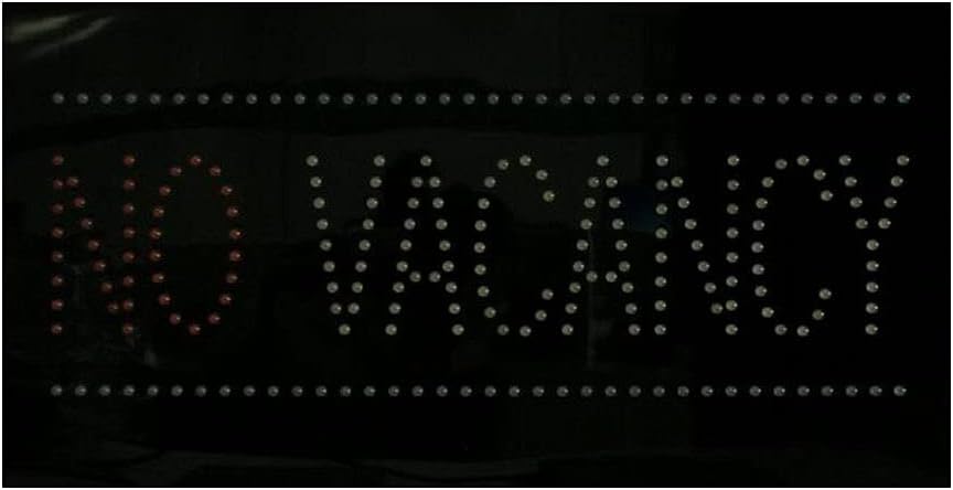 LED Vacancy Sign for Business, Super Bright LED Open Sign for Motel, Electric Advertising Display Signboard for Hotel Inn Business Shop Store Window Decor. (24" x 12")