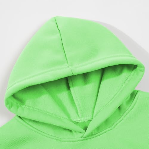 Athletic Sweatsuit for Teen Girls Oversized Fleece Hoodies + Elastic Waist Joggers Sweatpants Kids Casual Running Tracksuit3