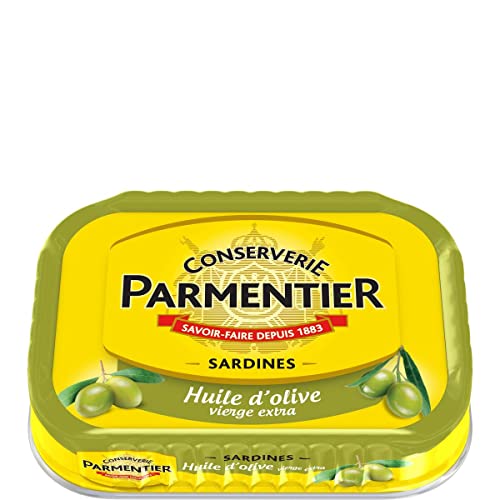 Sardinas Parmentier con aceite de oliva virgen, extra 135 g, 3 unidades