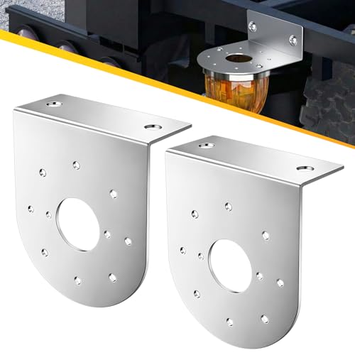 UNIONLUX Watermelon Light Bracket 304 Stainless Steel L-Shape Holder Under Glow Frame Brackets Universal Watermelon Light Mount for Trucks Semi-Trucks Pickup 2 Pack