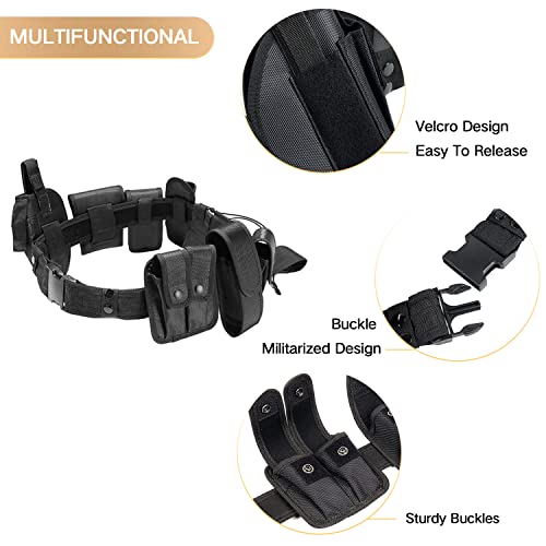 Ceinture Police Ceinture Et Boucle,Ceinture Tactique Militaire En Nylon Pour Casse-croûte,pour Combat,survie D Ceinture De Combat Militaire Tactique