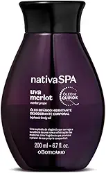 Óleo Bifásico Hidratante Desodorante Corporal Nativa Spa Uva Merlot 200ml
