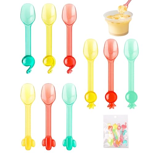 36pcs Ice Cream Spoons Mini Spoon Easy to Carry Suitable for Family Gatherings and Professional Occasions