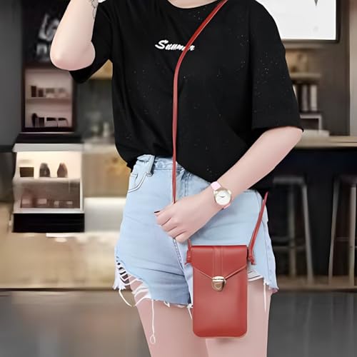Touch - Screen Compatible Crossbody Phone Bag, Small Shoulder Purse for Easy Phone Access3