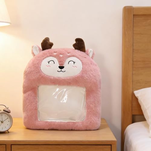 Chauffe-mains avec rembourrage confortable, coussin peluche mignon de lit - 6