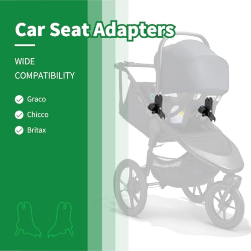 Car Seat Adapter Summit X3 Stroller, Compatible with Graco/Chicco/Britax Infant Car Seats, Universal Travel System Converter for Easy Stroller Integration, Quick-Release Design - Image 5