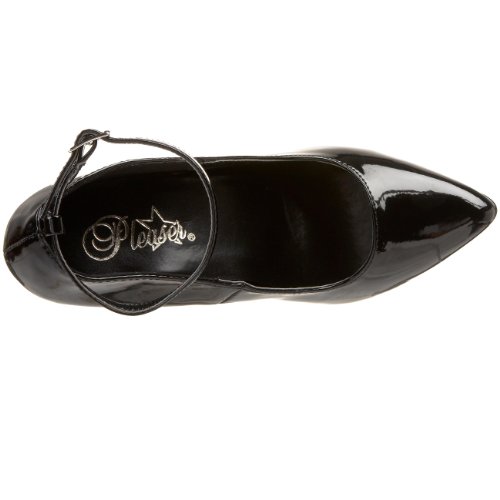 Pleaser Women's Domina-431 Ankle-Strap Pump,Black Patent,12 M Us #TOP4