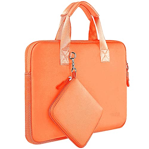 Image of Hseok Laptop Sleeve 13.3-14 inch Case with Small Pouch, Neoprene Computer Bag Compatible with MacBook Neo /Pro 14 M5 /M4 /M3 /M2 /M1, Mac Air /Pro 13.3, XPS 14 and Most 13-14 inch Notebooks,O02G01