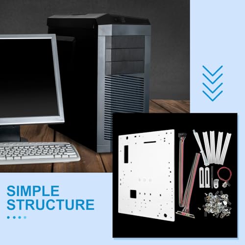 Gabinete Open Frame para computadora ARTIBETTER de aleación de aluminio y acrílico miniatura 4