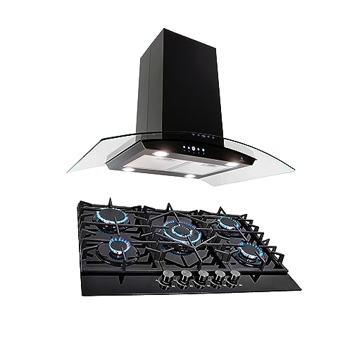 Comparativas de Campanas decorativas isla tabla con los diez mejores. 35 SUPRA Combo empotrable Barsino, Parrilla a gas de 5 quemadores para empotrar de 76 cm Mod. SENSA 76, Campana extractora con cristal curvo decorativo de tipo isla de 76 cm Mod....
