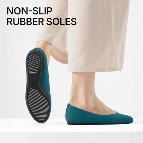 Image of Tanamo Ballet Flats for Women, Soft Knit, Work Travel Everyday Shoes