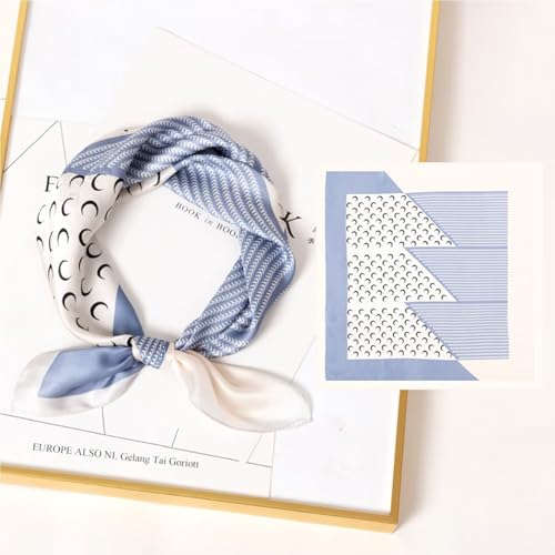 Women's Fashion Casual Square Collar Scarf Wrap Hair Scarf2