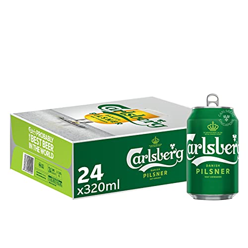 CARLSBERG Danish Pilsner Beer Can 24 x 320ml