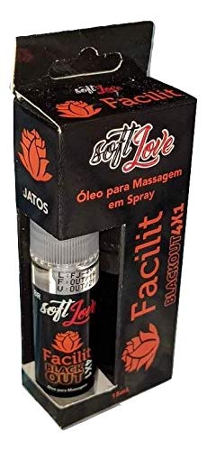 Kit Gel Lubrificante Anal Facilit Blackout 4x1