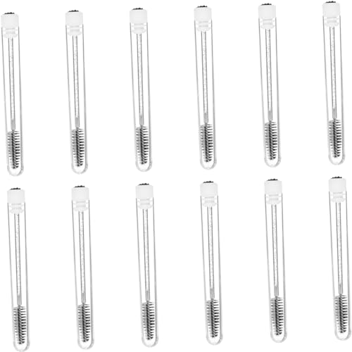 FRCOLOR 15 Pack Crystal Wand Mascara Brush Set Eyelash Tube Makeup Brush Wands for Eyebrows Lashes Random Color