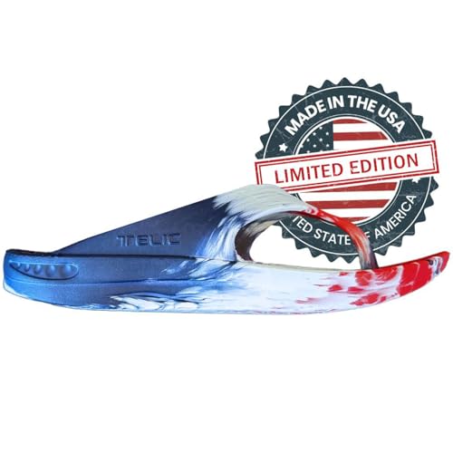 TELIC Unisex Energy Made in USA Pillow-Soft, Supportive, Lightweight, Waterproof Arch Support Flip Flops for Beach & Pool