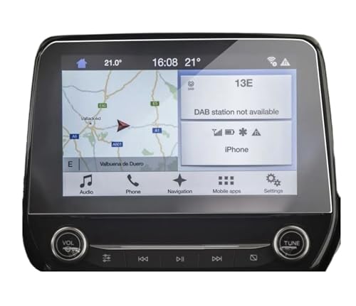 Film protection navigation Ford Fiesta 2018-2020 écran verre trempé anti-rayures