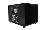 Earthquake Sound Supernova MKIV-10 Powered Subwoofer with SLAPS Technology, Black Ash