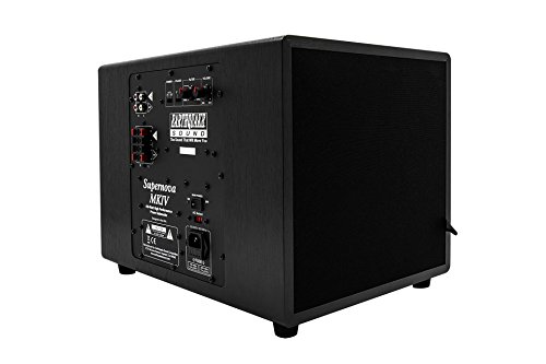 Earthquake Sound Supernova MKIV-10 Powered Subwoofer with SLAPS Technology, Black Ash