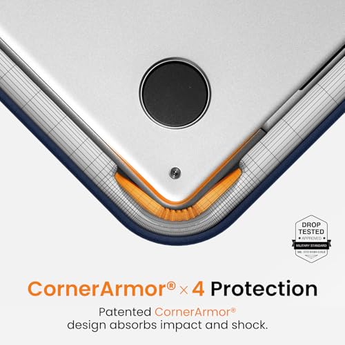 Image of tomtoc Slim & 360 Protective Laptop Sleeve for 16-inch New MacBook Pro M5 Pro /Max A3428 A3429 (2026), M4 /M3 /M2 /M1 A3403 A3186 A2991 A2780, Water-Resistant Case Bag with CornerArmor, Fits Dell XPS 16