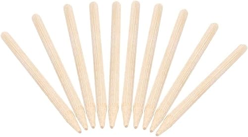 Miniatura 8 de EXCEART 50pcs Scratch Paper Stick Wood Stylus Sticks para niños Arte Papel Pintura Colorear Stylus Scratch Herramientas