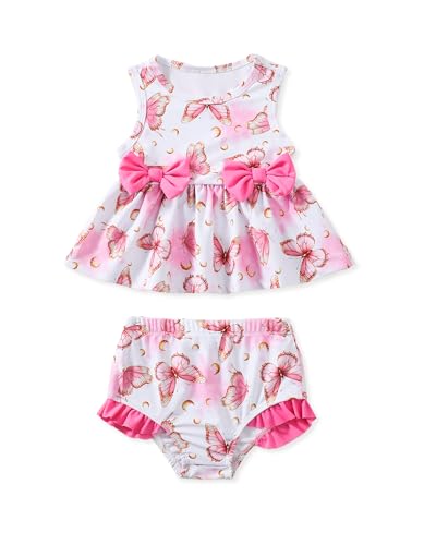 Image of Toddler Girl Swimsuit Baby Girl Bathing Suit Long Sleeve Floral Zipper One-Piece Rash Guard Swimsuit with Hat