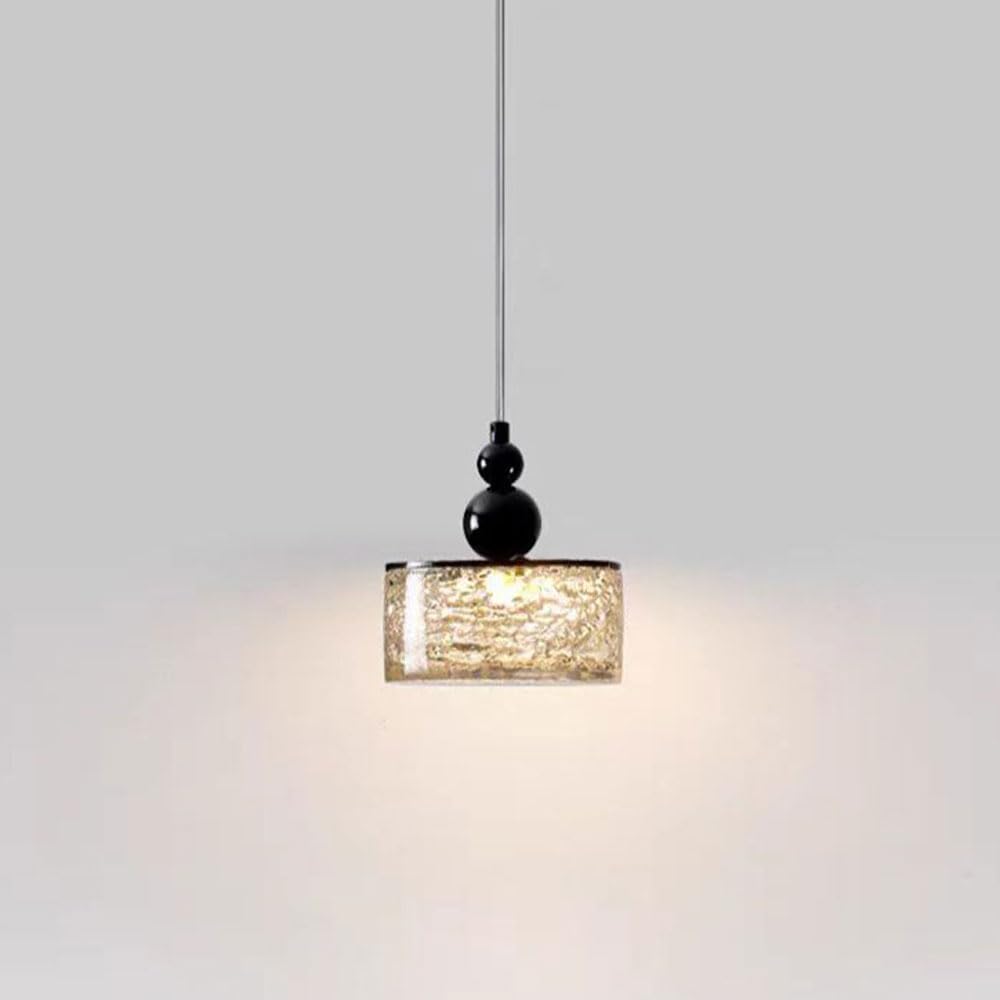 Lampe suspendue de chevet de luxe 16W avec mini lustre suspendu noir 3 couleurs