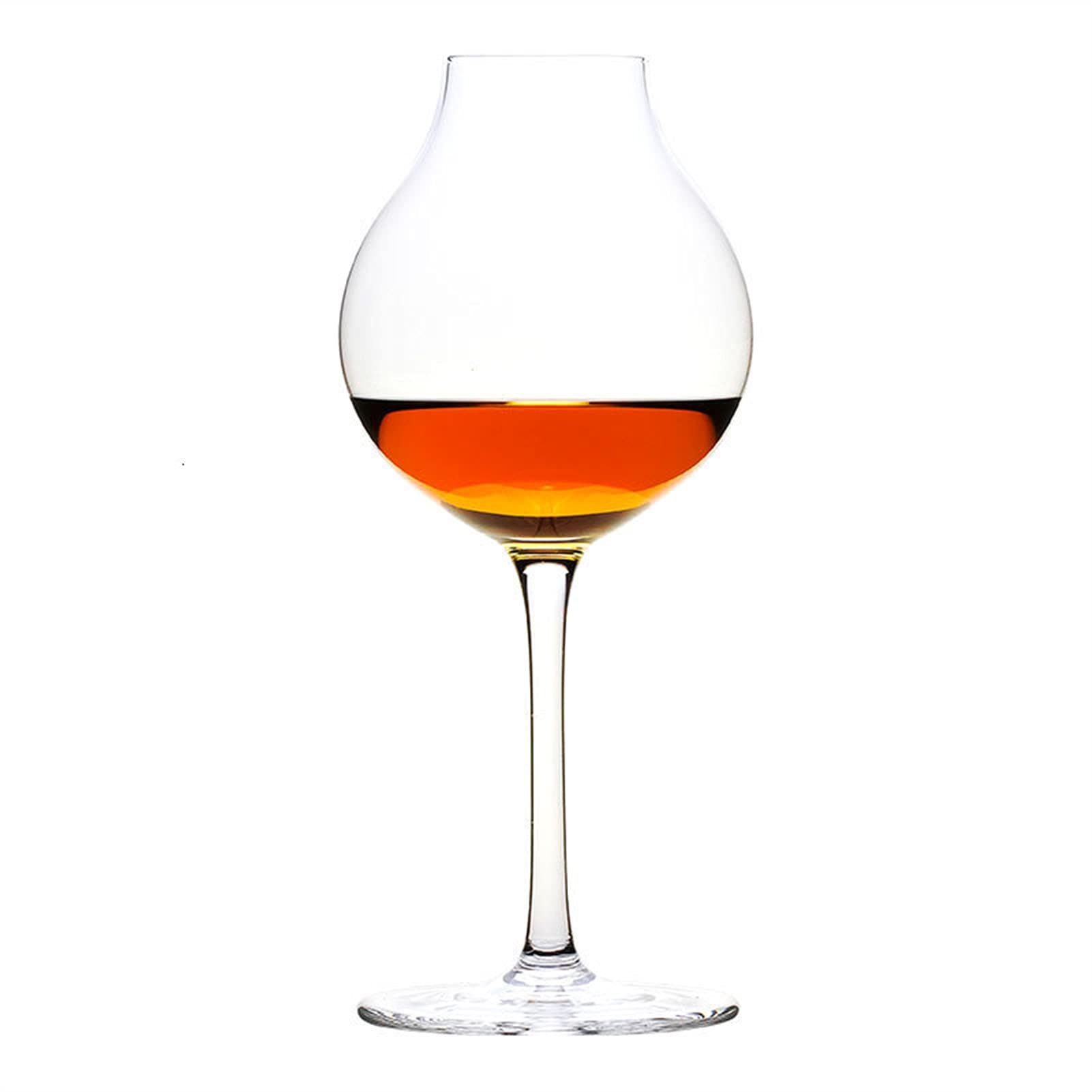 HNGM Tumblers Whiskey Shot Glass Onion Shape Design Whiskey Glass Brandy Tasting Sieve Chivas Clean Glass (Capacity : 245ml, Color : 2 Pcs Glass)