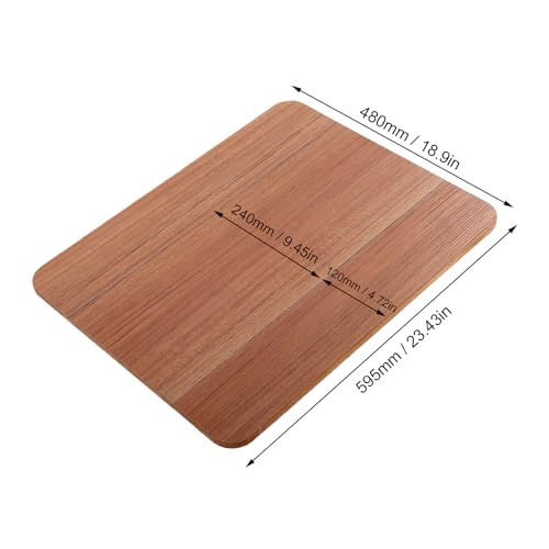 Mesa plegable de madera maciza 595x480 mm para optimizar espacio en barcos y RV 2