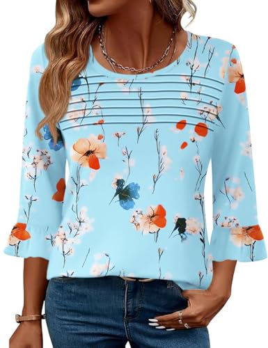 Blingfit Blouses for Women Business Casual Three...