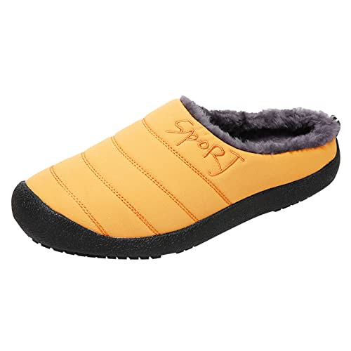 RTPR Zapatillas planas cómodas zapatillas zapatillas de mujer zapatos planos de invierno cálidos zapatos planos para mujer interior slip-on con algodón zapatos de mujer adilettes, b, 39 EU