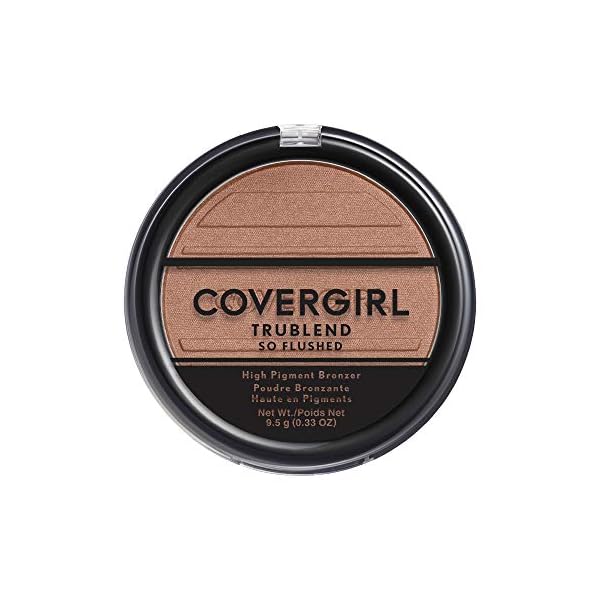 COVERGIRL Trublend So Flushed High Pigment Bronzer, Sunset Glitz, 0.33 Oz, 1 Count (Pack of 1)