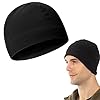 Wild Tribe Synthetic Microfleece Tactical Polartec Watch Cap Fleece Youth Mens Winter Warming Hat Military Skull Cap Beanie, Black, One Size #1