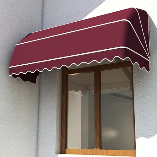 Toldo impermeable plegable para puerta y ventana, toldo telescópico manual para patio, balcón, patio, cubierta de lluvia personalizada