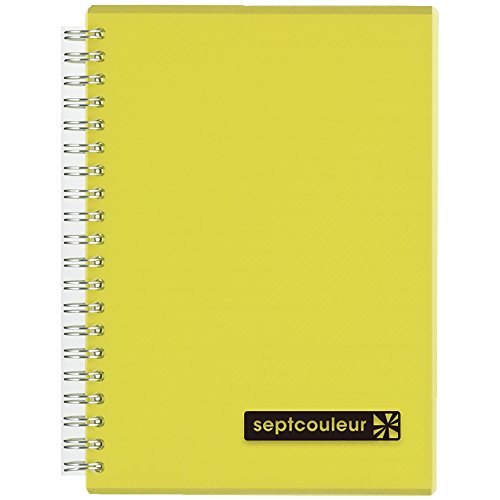 Maruman notebook B6 à spirales avec couverture rigide jaune N575B-04