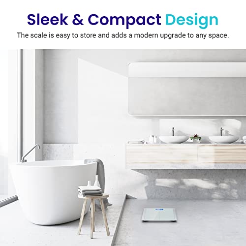 Image of Etekcity Digital Body Weight Bathroom Scale with Step-On Technology, 400 Lb, White (Pack of 2)