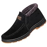 スノーブーツ メンズ スノーシューズ 長靴 防寒 ブーツ 防寒靴 冬靴 防寒ブーツ ウィンターブーツ winter snow boots for men 防水 防寒 防滑 裏起毛 アウトドア Caqnni スノーブーツ メンズ 防水 防寒 レディース スノーシューズ ブーツ 防寒靴 ウィンターブーツ 冬靴 冬用 靴 裏起毛 雪用 保暖 滑り止め カジュアル ボア 暖かい おしゃれ 防滑 軽量 耐久性 撥水加工 人気 男女兼用 通勤通学（26.0 cm/黒）