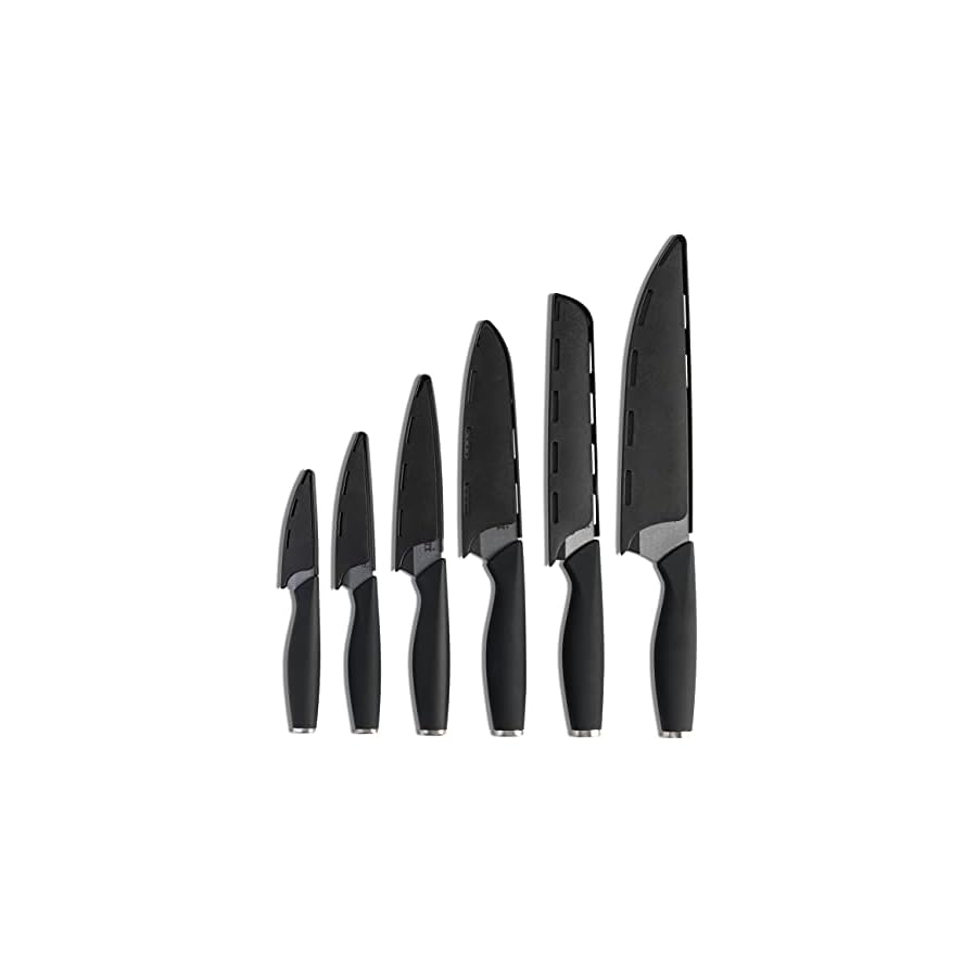 Ozeri Elite Chef II 12-Piece Ceramic Knife Set,Black