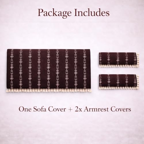 Image of STITCHNEST 'Artisoul Series' Chenille Sofa Cover