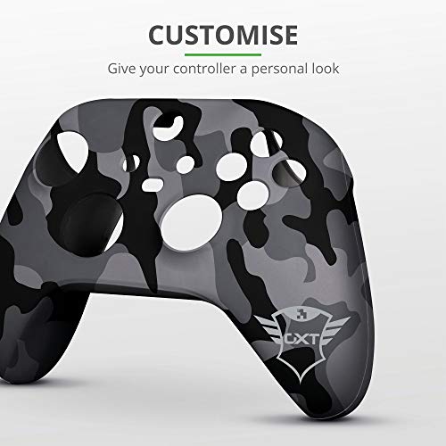 GXT 749K Silicone Custodie Cover Pelle Antiscivolo per Xbox Controller, Xbox Series X, Xbox Series S, Xbox One (X) - Nero - Controller - Immagine 2