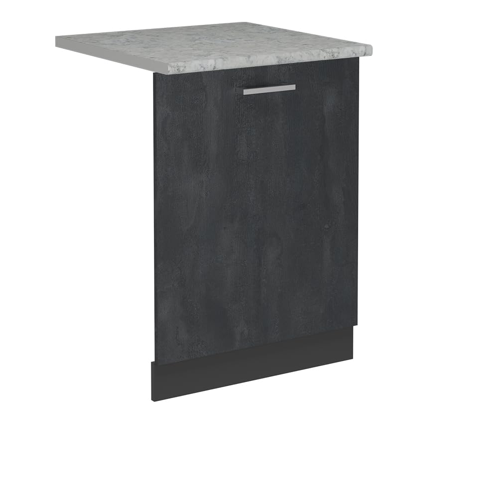Vicco Panel przedni zmywarki "R-Line", Czarny beton, 60 cm