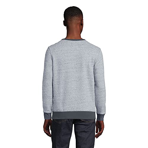 Lands' End Men's Blake Shelton Serious Sweats Crewneck Sweatshirt (US, Alpha, Large, Regular, Regular, BOULDER GRAY HEATHER)4