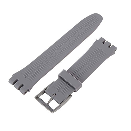 Preisvergleich Produktbild Wingbind Silikonarmband Ersatzarmband 17mm / 19mm / 20mm mit Schnellverschluss für Swatch