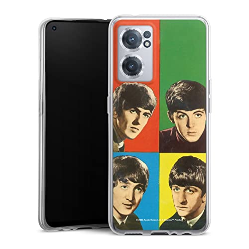 DeinDesign Coque en Silicone Compatible avec OnePlus Nord CE 2 5G Etui Silicone Coque Souple Rock ‘n’ Roll Visages The Beatles - Les Beatles, Paul McCartney, John Lennon, RIngo Starr, George Harrison DeinDesign Coque en Silicone Compatible avec OnePlus Nord CE 2 5G Etui Silicone Coque Souple Rock 'n' Roll Visages The Beatles