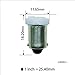 PA LED 10PCS #1893#44#47#756#1847 BA9S 4SMD LED Bayonet Pinball Machine Light Bulb White-6.3V
