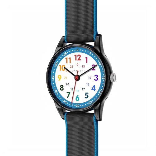 Reloj infantil Cander Berlin MNA 0130 S analógico para el colegio resistente al agua con velcro 7