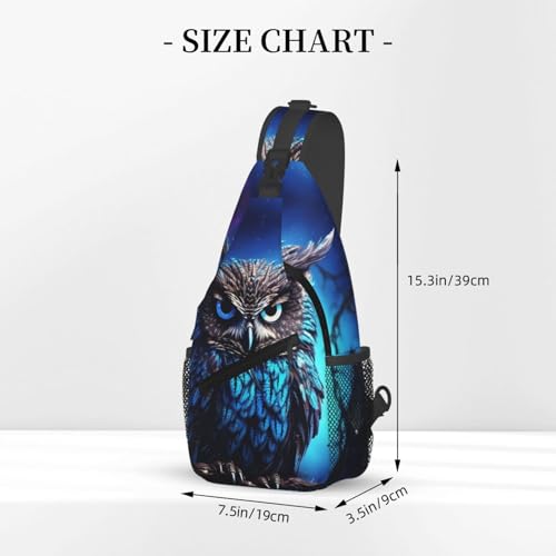 Mochila tipo sling negra QMNKLET para uso urbano miniatura 2