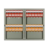Metall-Schlüsselschrank für Haus und Einkaufszentren, Wandmontage, mit 24 Bit Silberschloss, sichere Schlüsselverwaltungslösung für Wohnungsvermittler