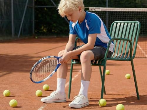 Image of COTTON DAY Unisex School Kids Boys Girls Soft Combed Cotton Athletic Socks