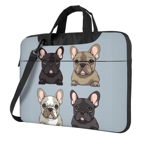 Sac pour ordinateur portable bouledogue français pour vos trajets au bureau